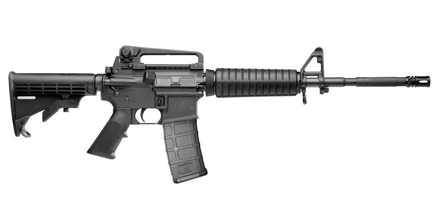 Smith & Wesson M&P-15 5.56mm Semi-Auto Rifle with Carry Handle and Rear Sight (LE) | Sportsman's Outdoor Superstore