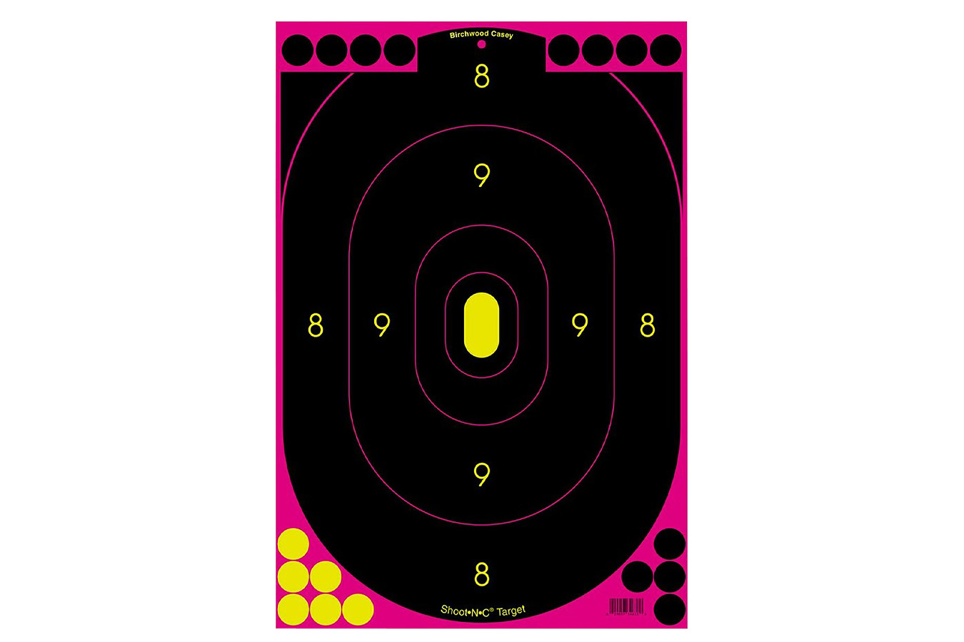 Birchwood Casey 5 Pack 12x18In Self-Adhesive Shoot-N-C Reactive Targets