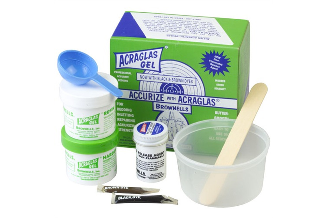 Brownells Inc 4oz Non-Flammable Acraglas Gel