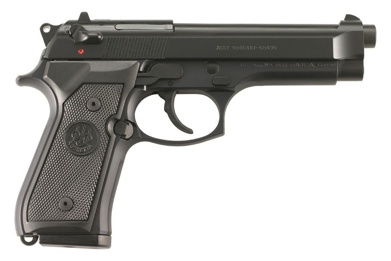 Beretta M9 92 Series 9mm Centerfire Pistol with 3-Dot Sights