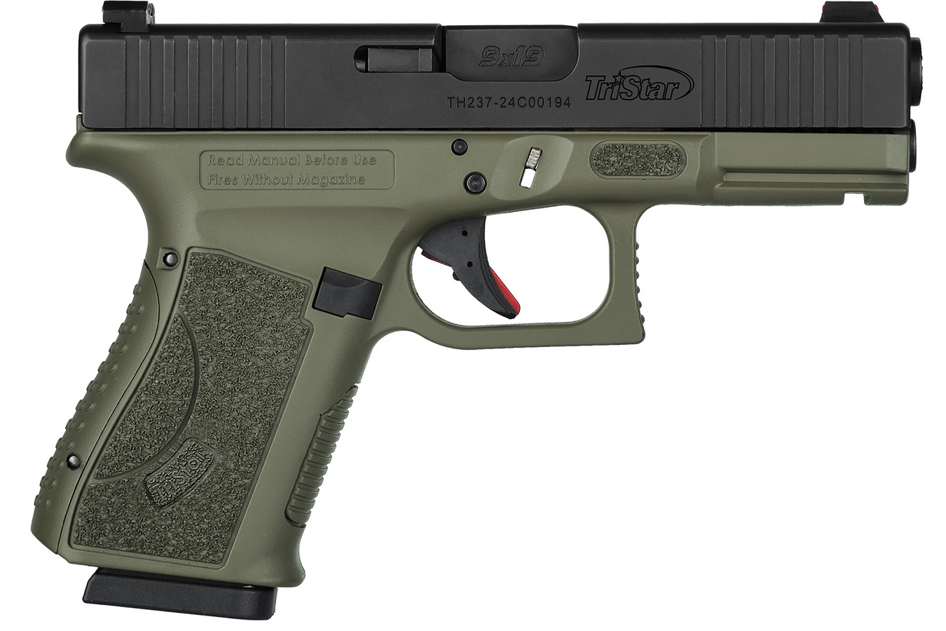 Tristar Apoc 9mm Luger Pistol with Textured Grip