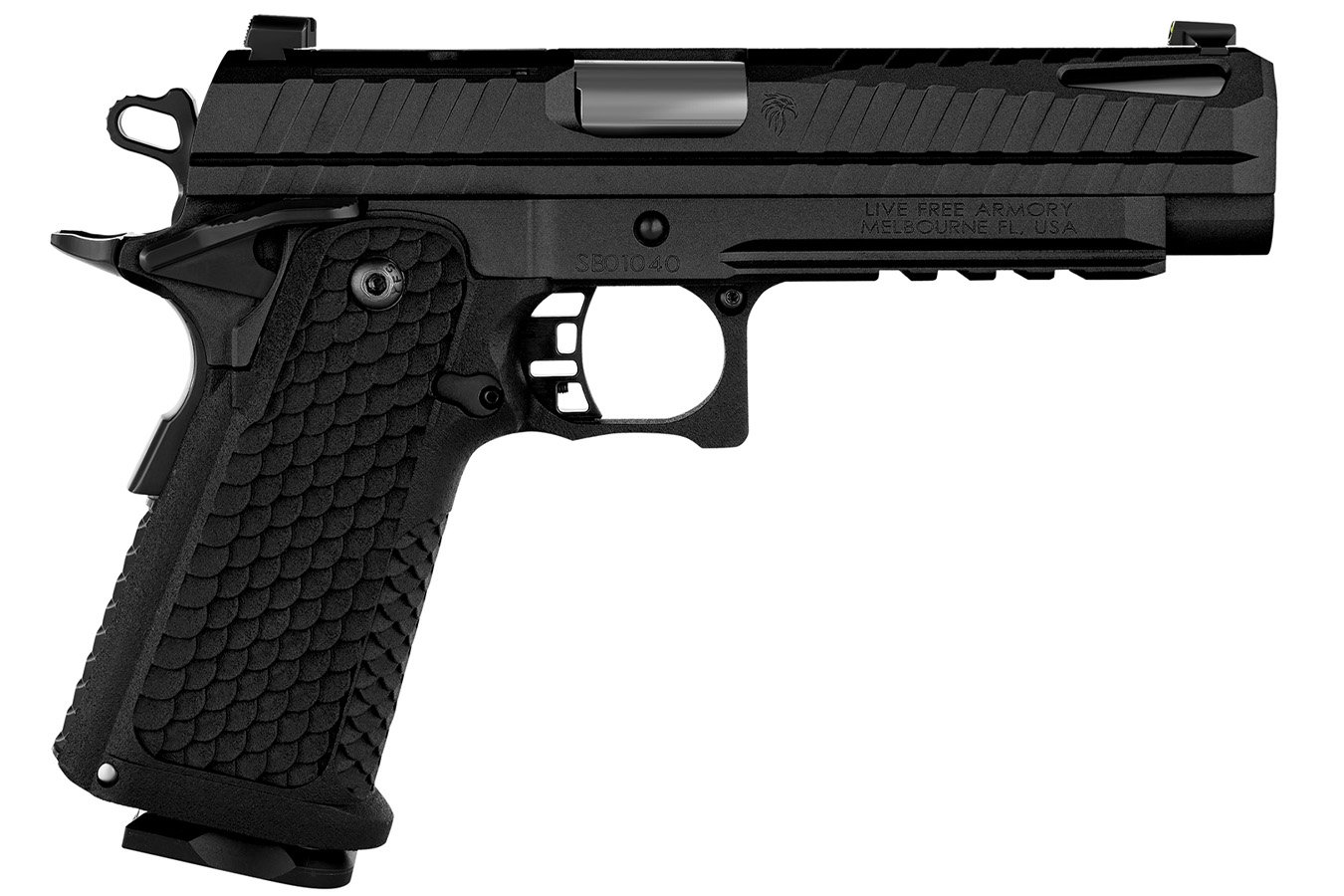 Live Free Apollo 11 9mm Luger Pistol with Optic cut
