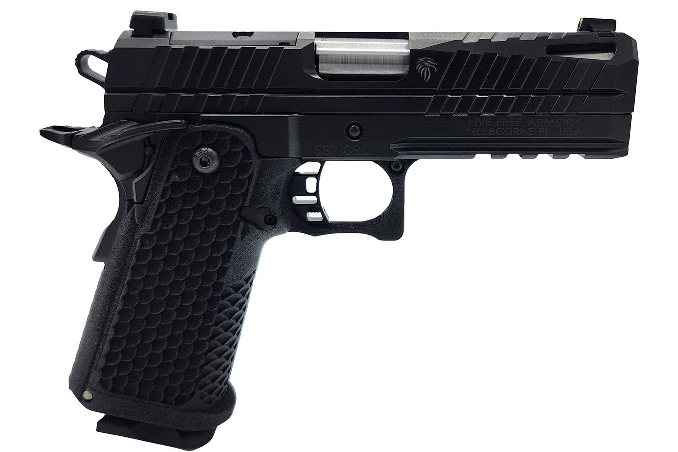Live Free Apollo 11 Sub-Compact 9mm Luger Pistol with Optic Cut