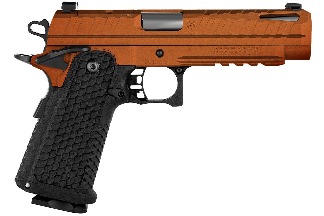 Live Free Apollo 11 9mm Luger Pistol with Optic Cut