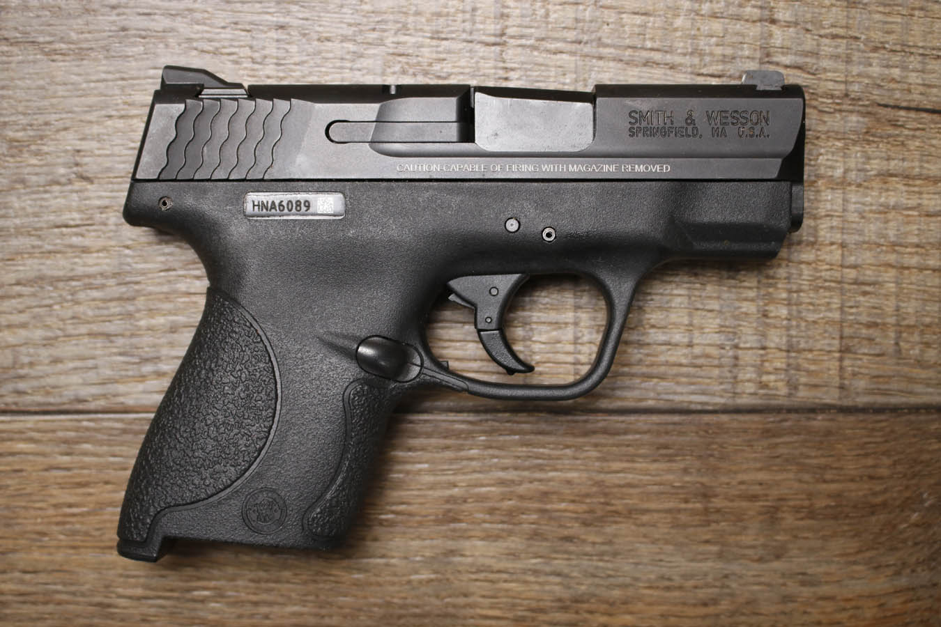 Smith & Wesson M&P9 Shield 1.0 9mm Police Trade-In Pistol (No Magazine)