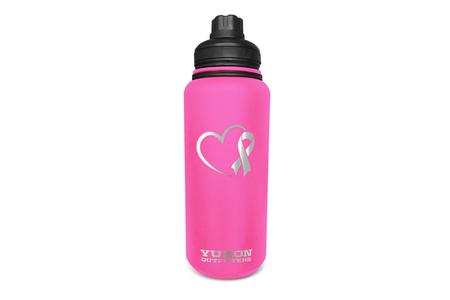 YUKON 32OZ SURGE WATER BOTTLE BREAST CANCER