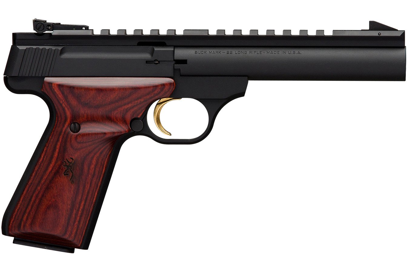 Browning Buck Mark Field Target 22 LR Pistol with Laminate Cocobolo Target Grips