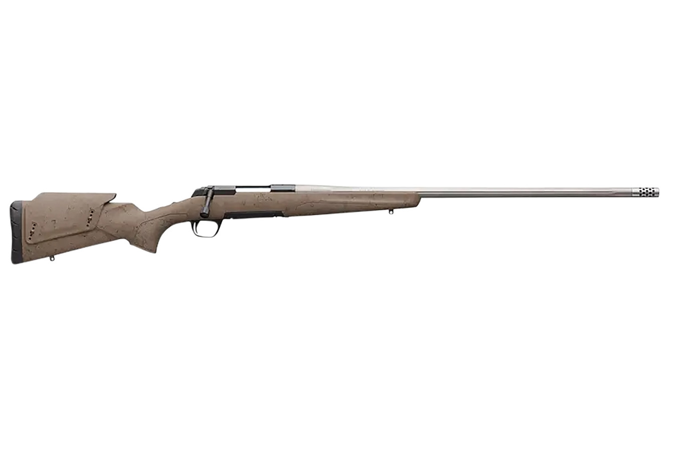 Browning X-Bolt Western Hunter LR Fiber Fusion 28 Nosler Bolt Action Rifle with Removeable Muzzle Brake
