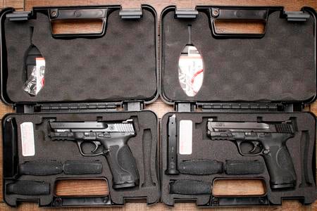 SMITH AND WESSON MP9 M2.0 9MM SBPD MARKINGS POLICE TRADE-IN (GOOD) CONDITION