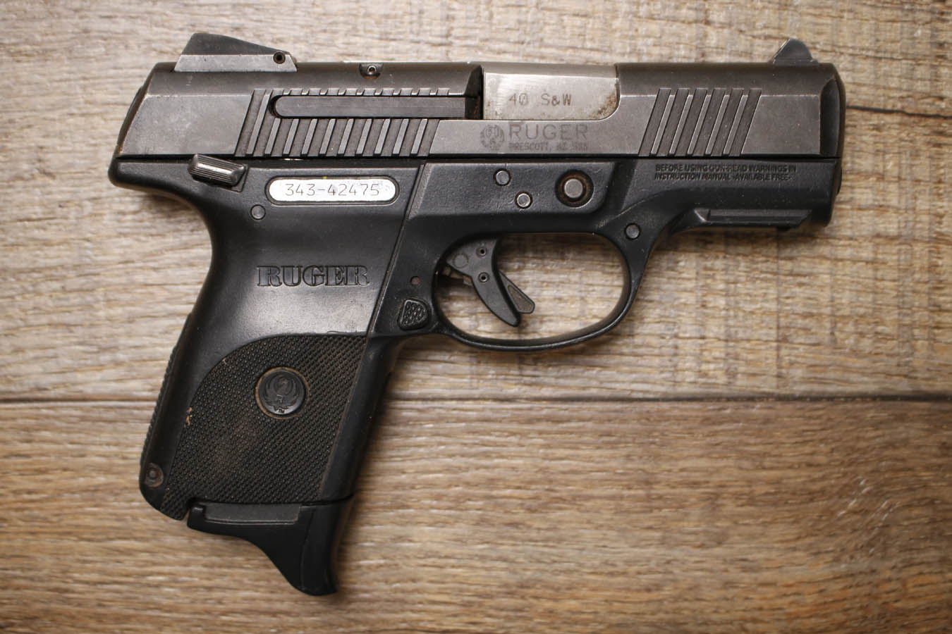 Ruger SR40C 40 S&W Police Trade-In Pistol