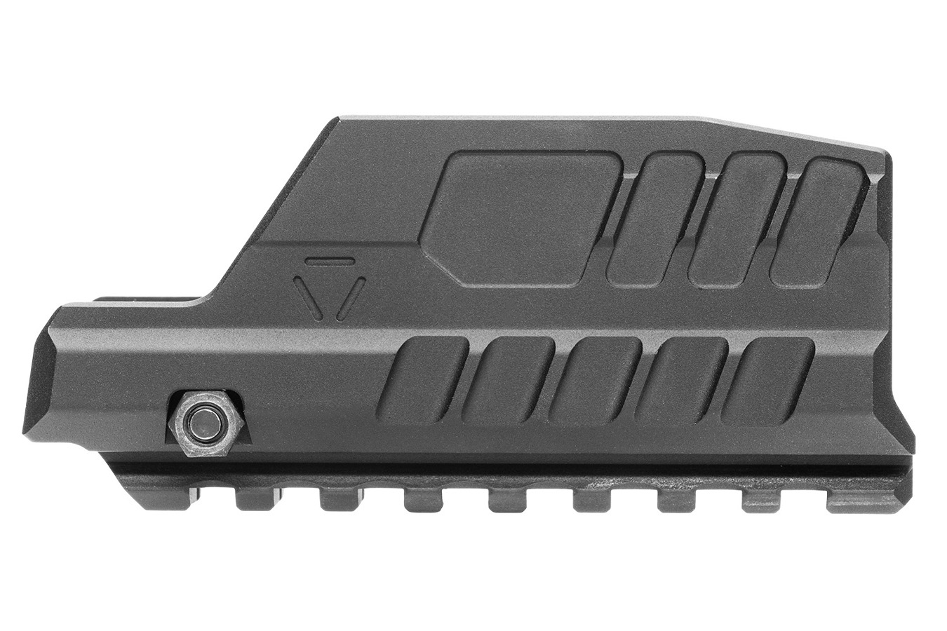 Strike Ind Blast Shield Black Aluminum 4.14