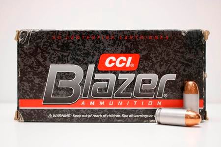 45 AUTO 230GR BLAZER ALUMINUM POLICE TRADE AMMO 