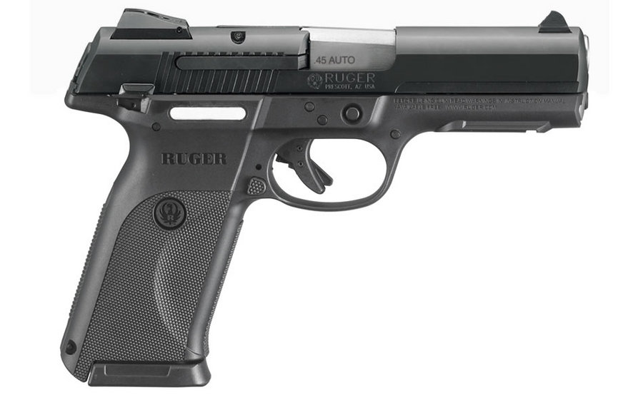 RUGER SR45 45 AUTO CENTERFIRE PISTOL BLACK