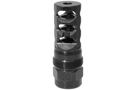 FRC FLAT 3-PORT 223 CALIBER 1/2-28 THREADS COMPENSATOR