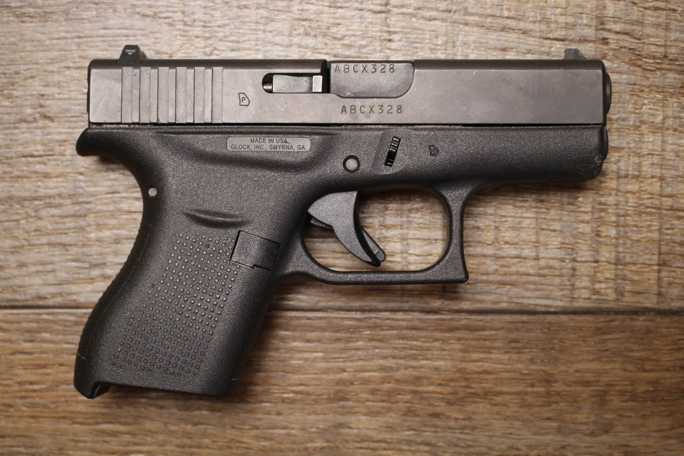 Glock 42 380 ACP Police Trade-In Pistol (No Magazine)
