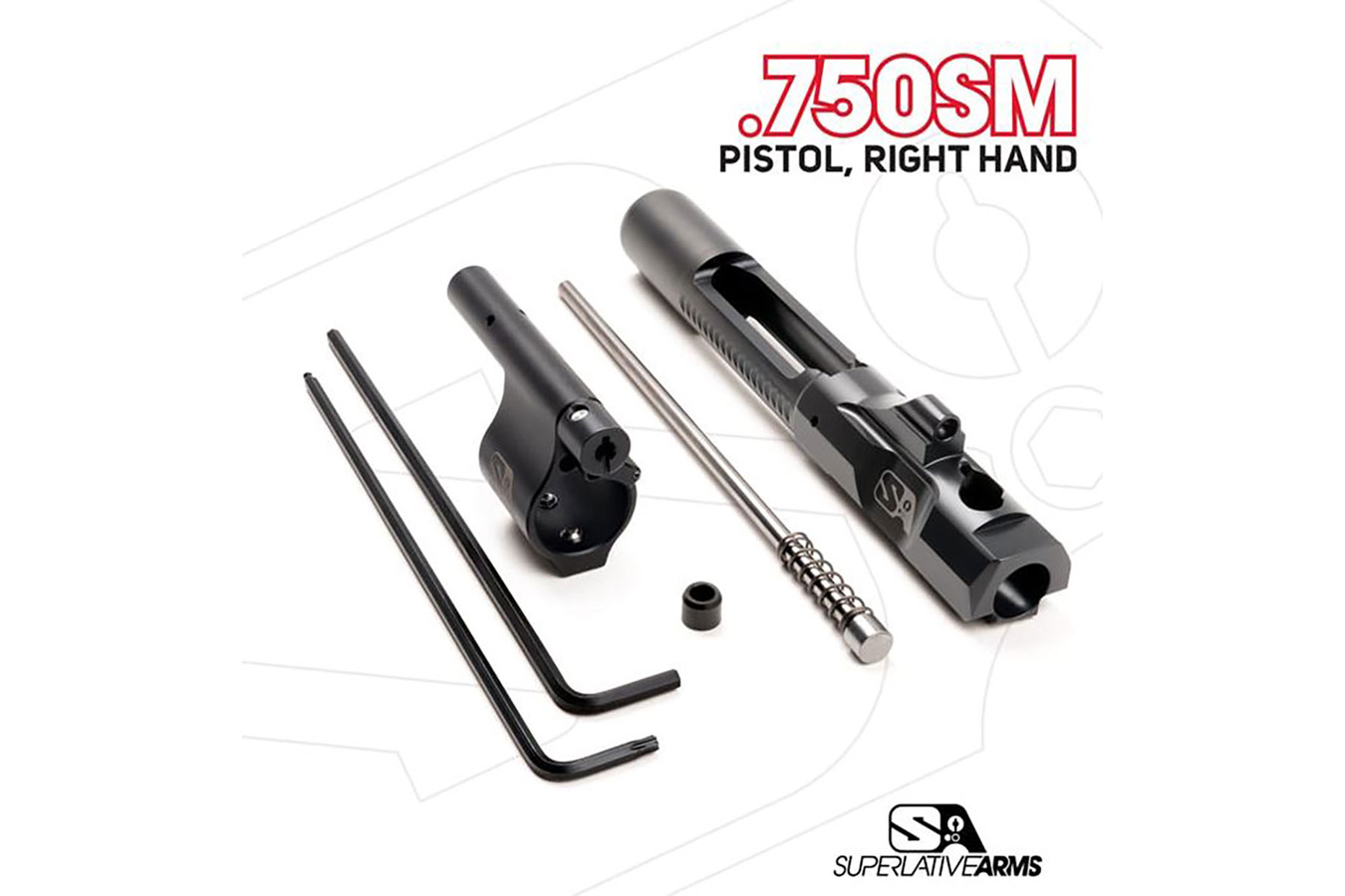 Superlative Arms AR-15 Adj Piston System W/Solid .750