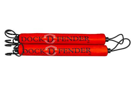 DOCK D FENDER SET 24 INCH RED FIRE