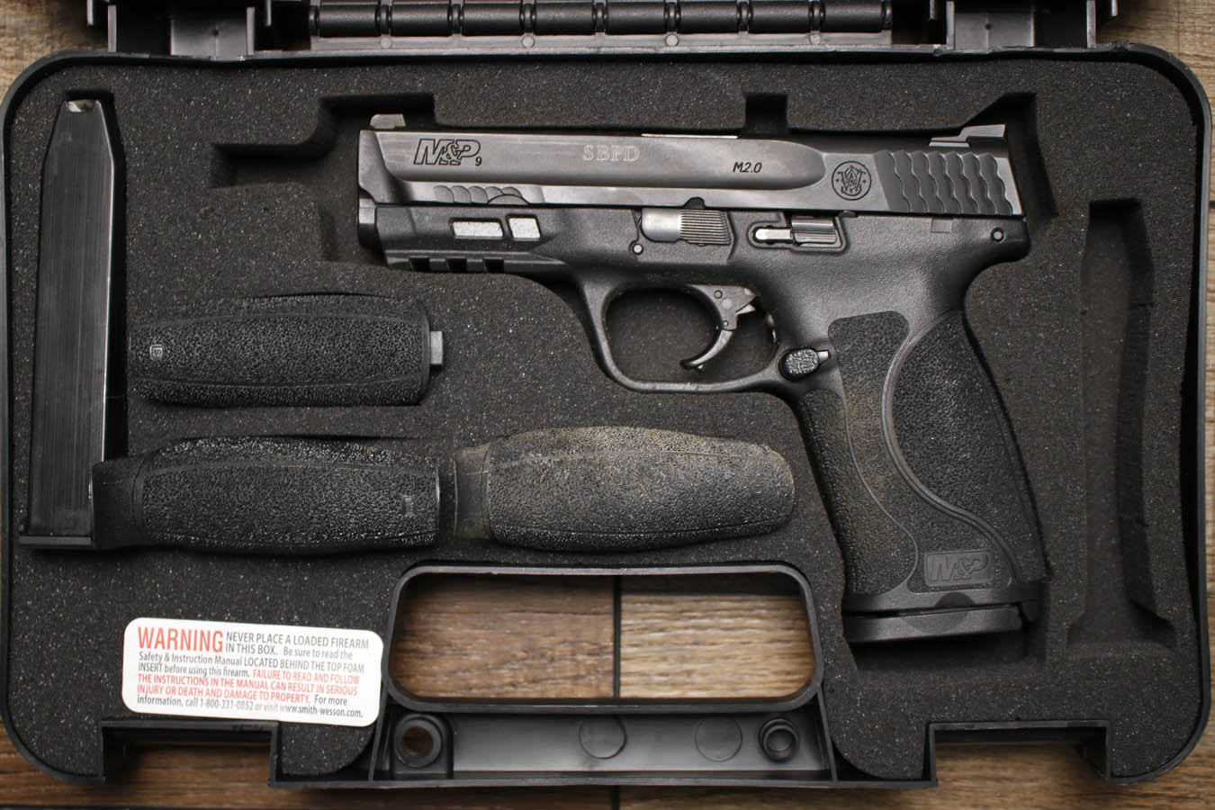 Smith & Wesson M&P9 M2.0 9mm Police Trade-In Pistol with South Bend Police Department Markings