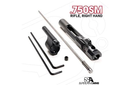 AR-15 ADJ PISTON SYSTEM W/SOLID .750 GAS BLOCK RIFLE RH