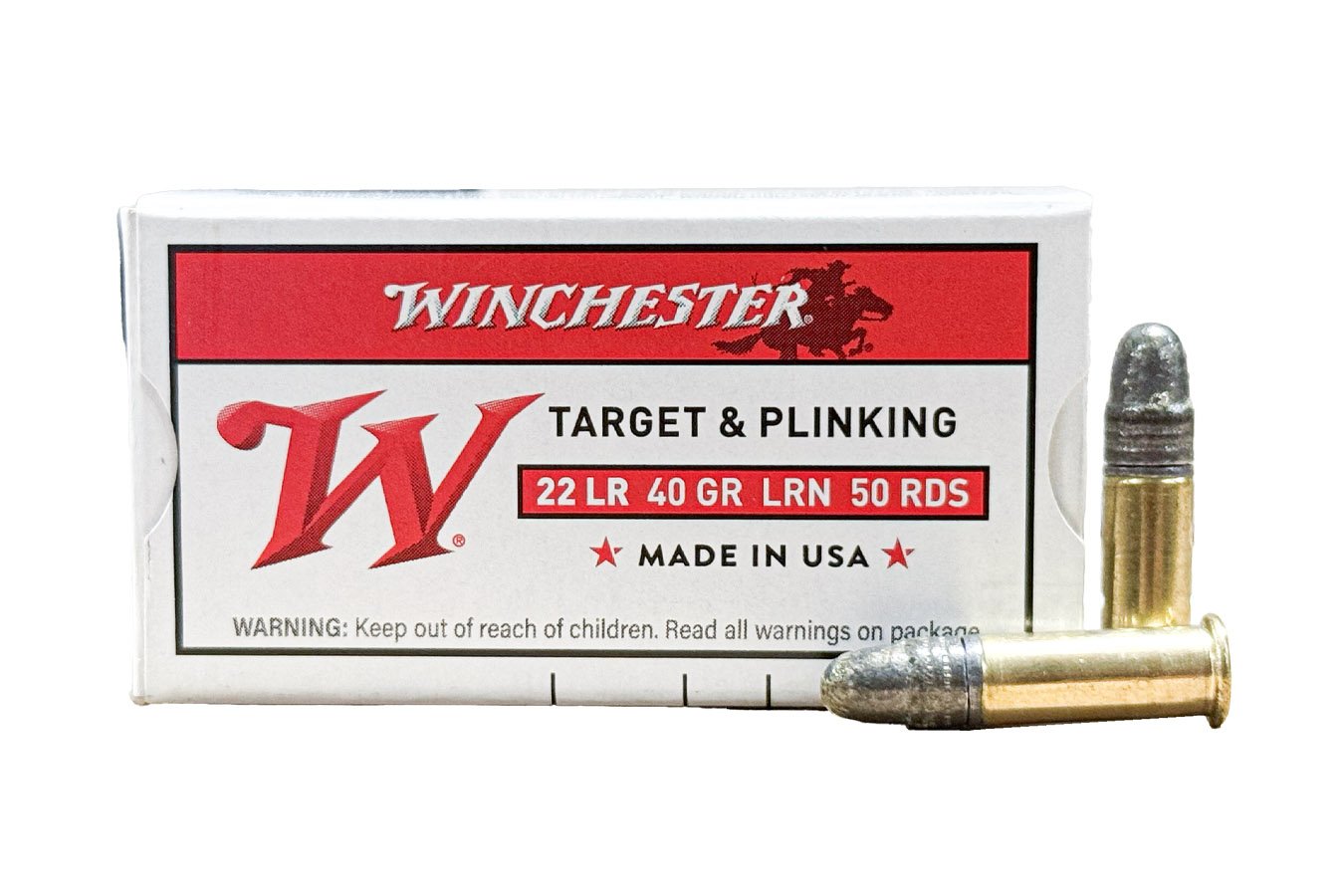 Winchester 22LR 40 gr Lead Round Nose 500 Round Brick