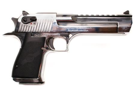 MAGNUM RESEARCH DESERT EAGLE 50 AE  6 IN BARREL POLISHED CHROME FINISH