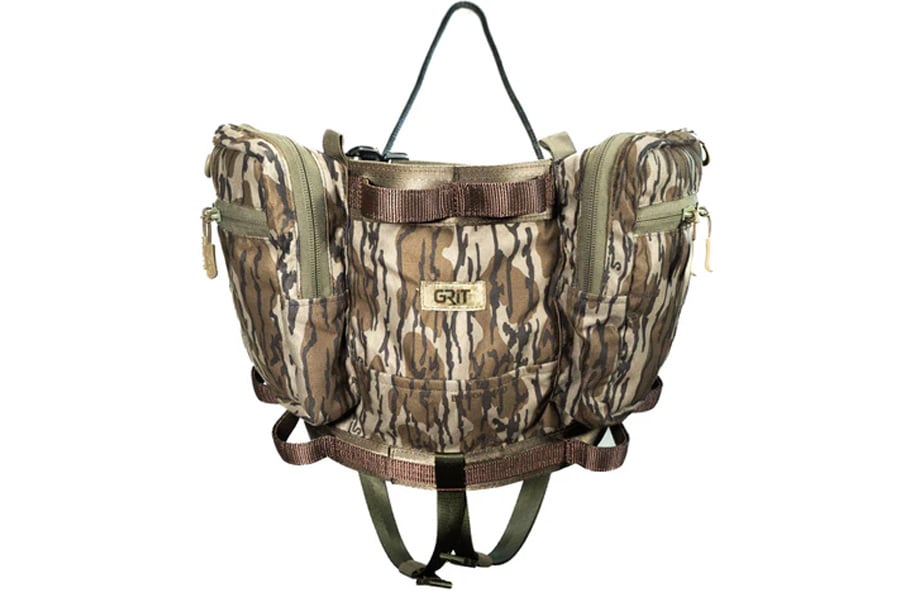 Tethrd Tethrd Grit Workhorse Saddle Kit Mossy Oak Original Bottomland Extra Large with 1mm Lineman Rope, 11mm Tree Tether