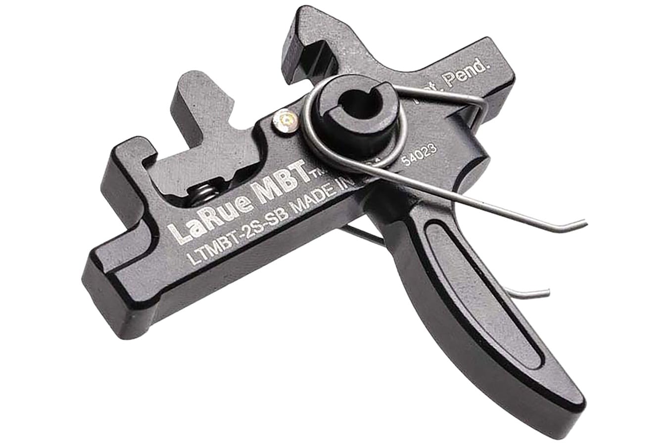 Larue Tactical MBT-2S Black Two-Stage Straight Fits AR10/AR15