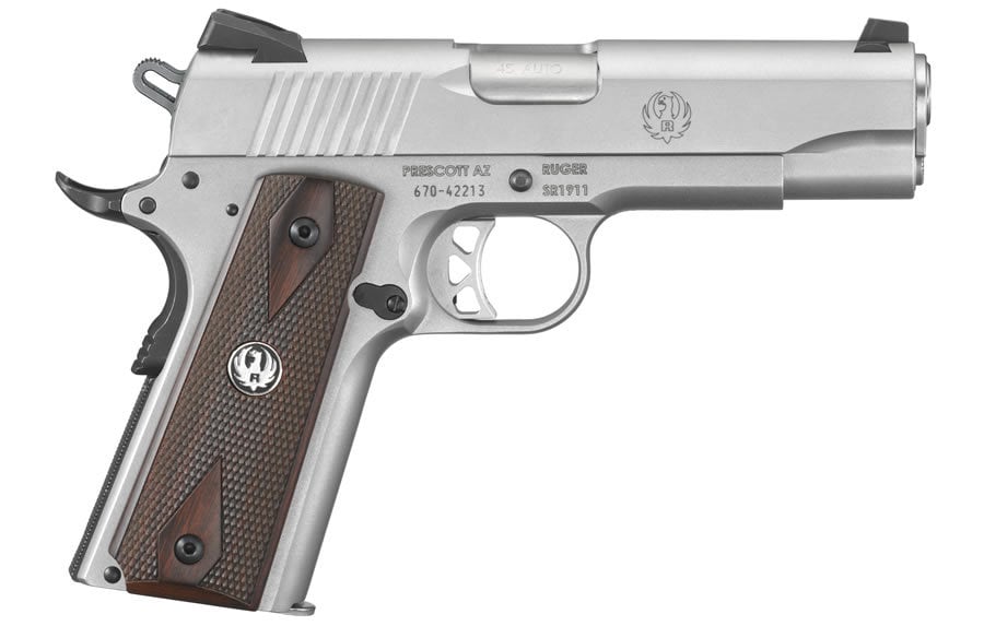 RUGER SR1911 COMMANDER 45ACP CENTERFIRE (LE)