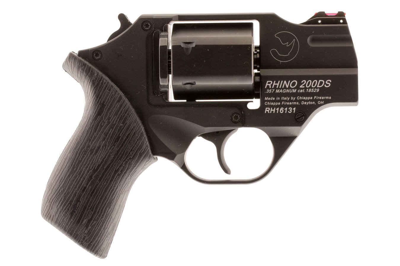 Chiappa Firearms Rhino 200DS Small Frame 357 Mag Pistol with Black Rubber Grip