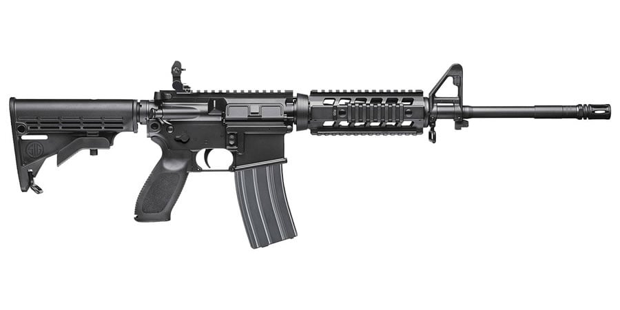 SIG SAUER M400 SWAT 5.56 QUAD RAIL (LE) FLIP REAR 