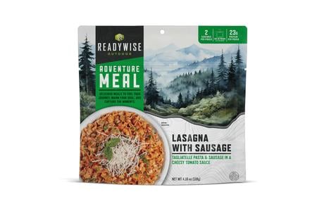 CASUAL CAMPER ADVENTURE MEALS LASAGNA WITH SAUSAGE