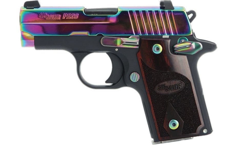 SIG SAUER P238 RAINBOW 380ACP WITH NIGHT SIGHTS