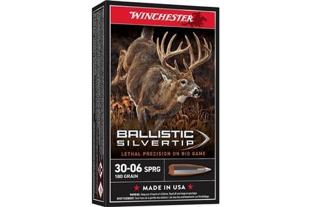 30-06 SPRG 180 GR BALLISTIC SILVERTIP