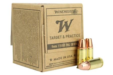 Winchester 9mm Luger 115gr Full Metal Jacket USA 50/Box exclusive deals