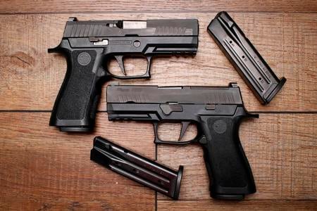 P320 9MM XCARRY POLICE TRADE-IN (GOOD) CONDITION
