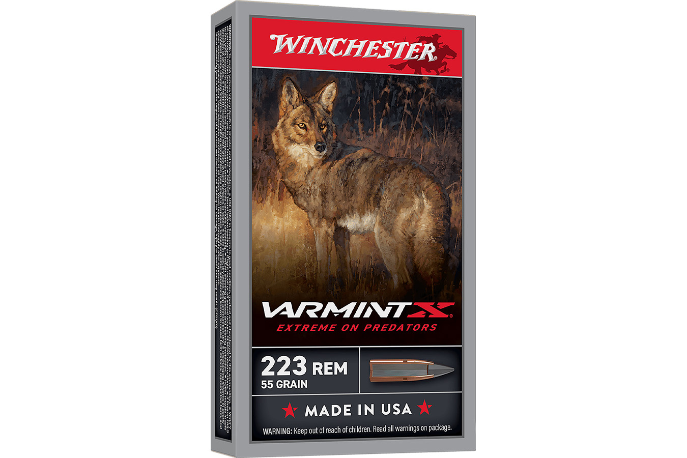 Winchester 22-250 Rem 55 gr Extreme Point Varmint X 20/Box