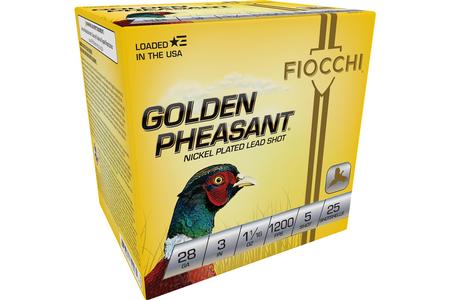 GOLDEN PHEASANT 28 GAUGE 3 1-1/16OZ #5 25/BOX