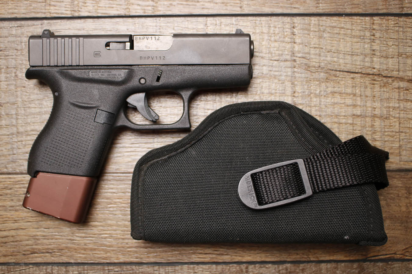 Glock 43 9mm Police Trade-In Pistol with Holster