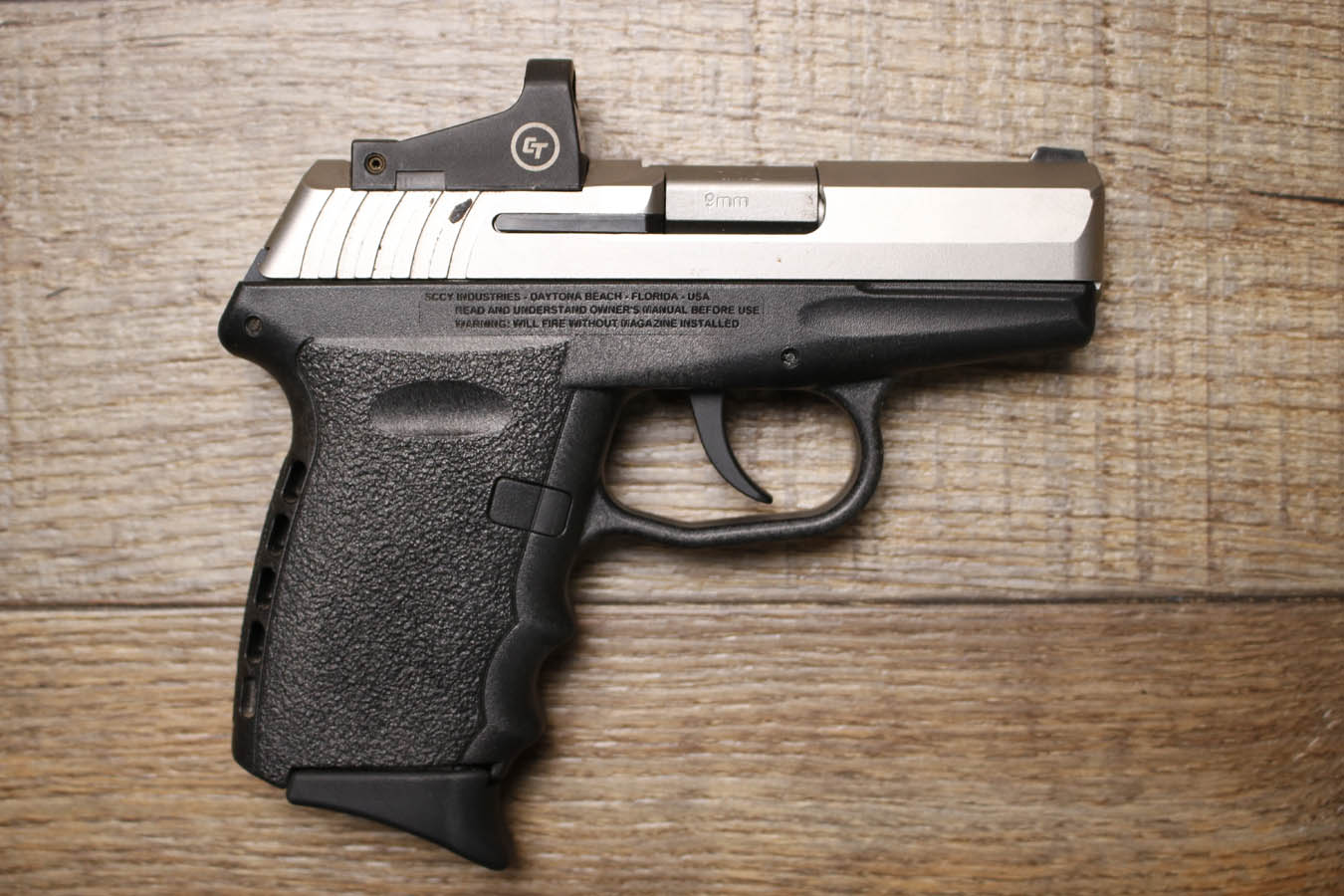 SCCY CPX-2 9mm Police Trade-In Pistol with Crimson Trace Sight