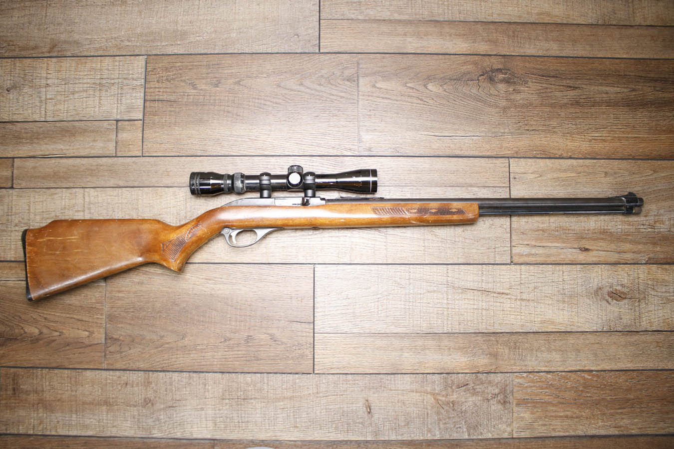 Glenfield 60 22 LR Police Trade-In Rifle with Tasco Pronghorn Scope
