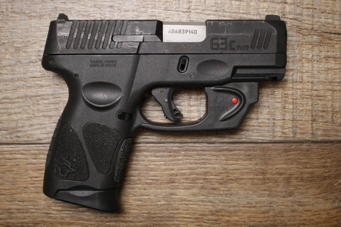 Taurus G3C 9mm Police Trade-In Pistol with Viridian Laser