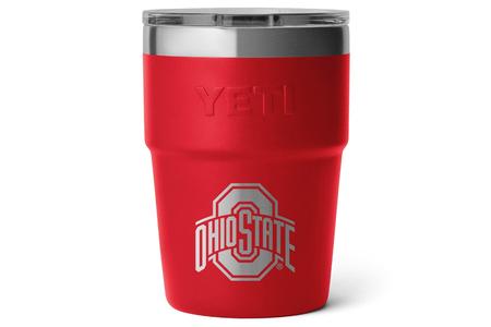 OHIO STATE RAMBLER 16 OZ STACKING  RED