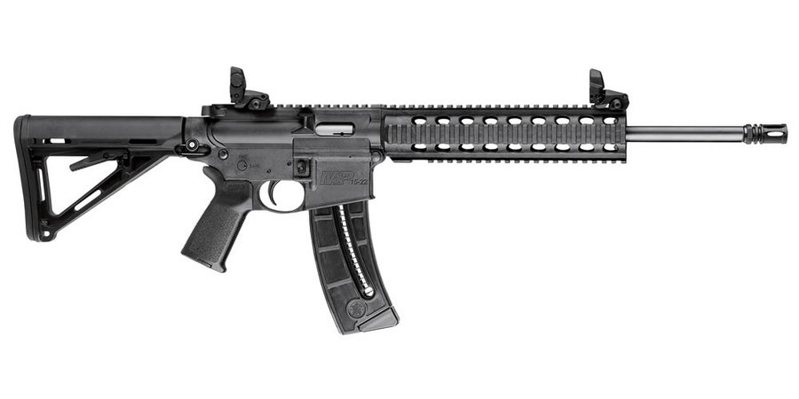 SMITH AND WESSON MP15-22 22LR MAGPUL MOE RIFLE (BLACK)