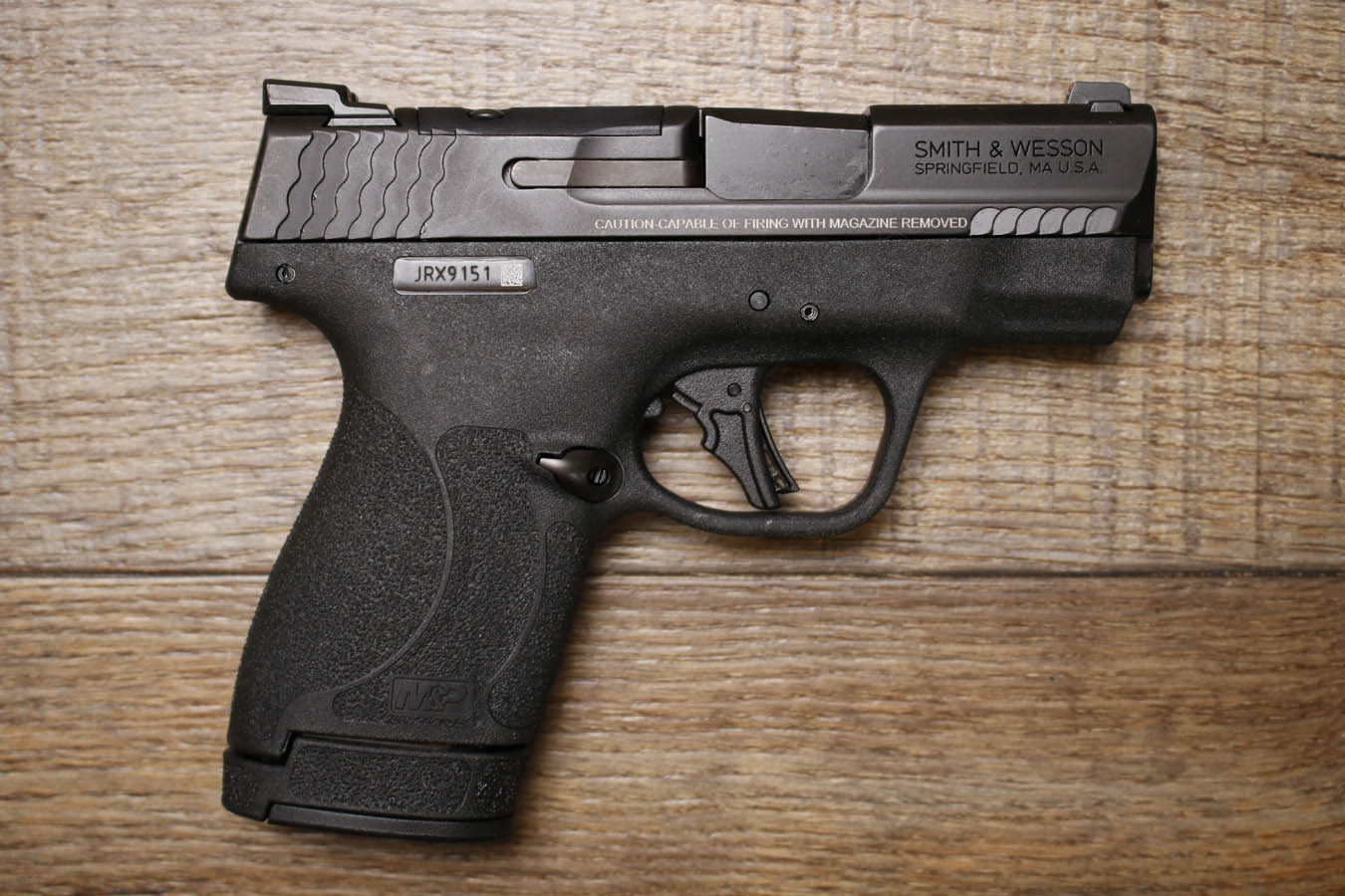 Smith & Wesson M&P9 Shield Plus 9mm Optic Ready Police Trade-in Pistol with Thumb Safety