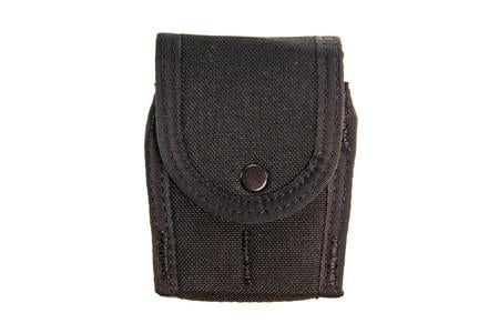 HSGI: DUTY HANDCUFF TACO COVERED IN BLK SLEEK FRT CONCEALED BUNGEE 