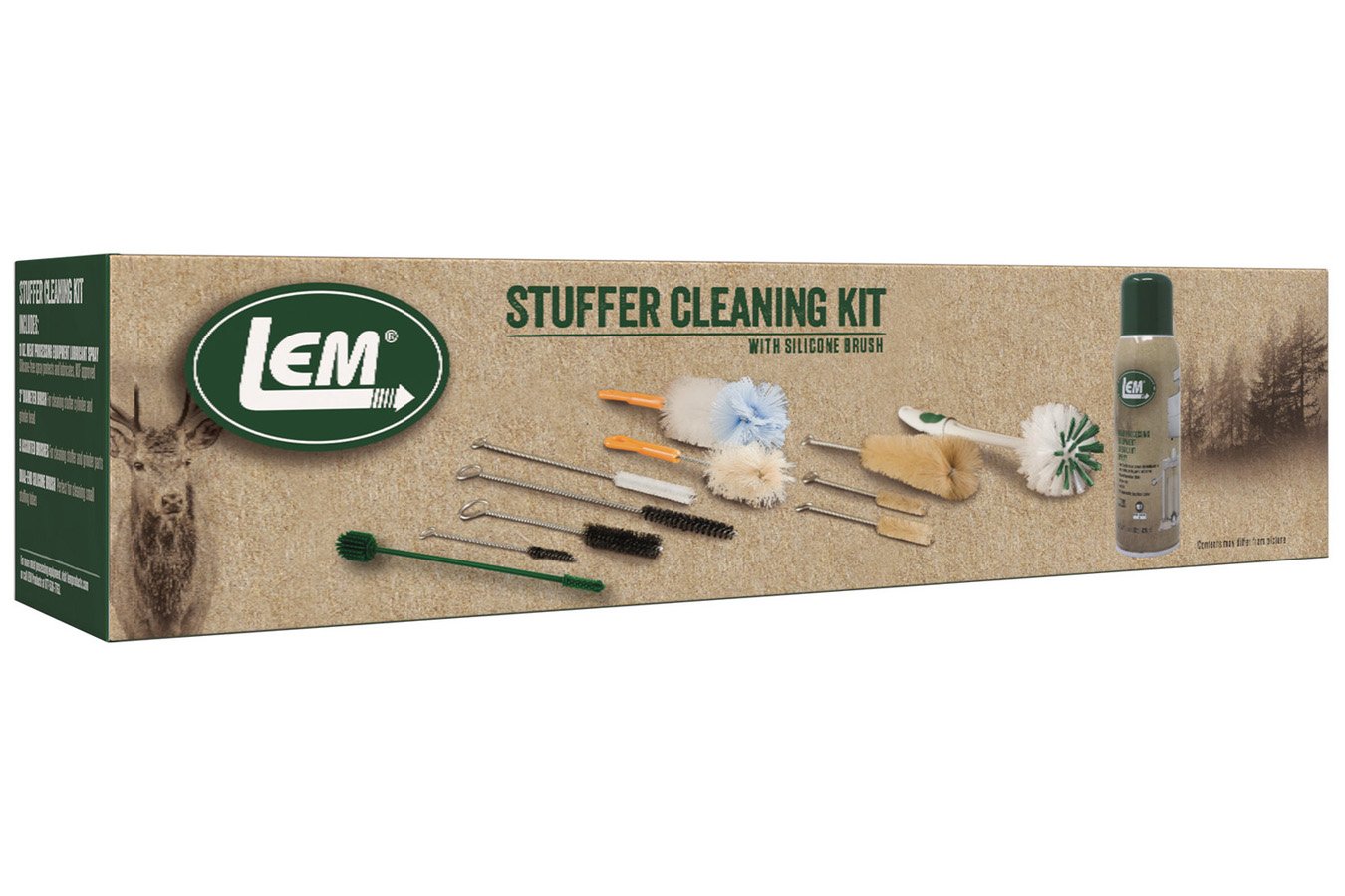 Lem Stuffer Cleaning Kit with Silicone Brush