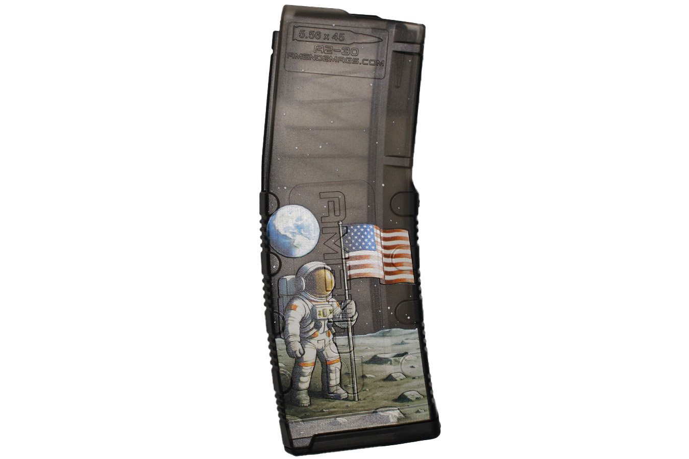AMEND2 AR15 30RND 5.56 MOD-C SMOKE MAN ON MOON MAG
