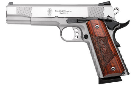 SMITH AND WESSON SW1911 E-Series 45 ACP Satin Stainless Centerfire Pistol