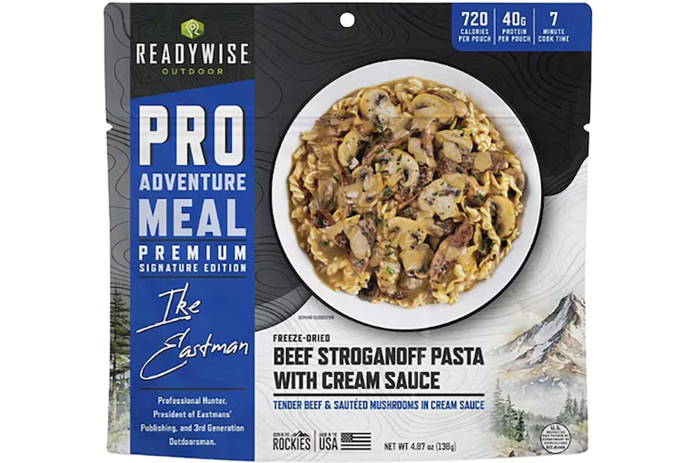 Readywise Outdoor Pro Freeze Dried Beef Stroganoff with Mushroom Cream Sauce Meal