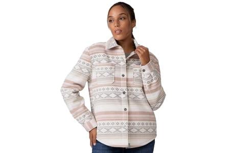 WOMENS SUEDED CHILL OUT FLEECE JACKET
